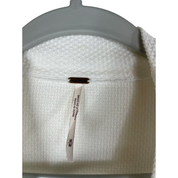 Free People Switch It Up Thermal Ivory M Boho - Picture 5 of 10